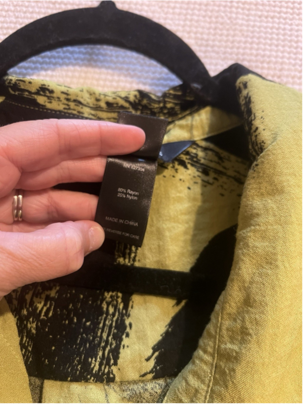 Ali Miles Lime Green Art To Wear Oversized Button Lagenlook Top 3X - Picture 5 of 5